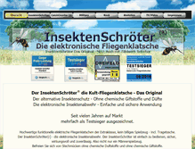 Tablet Screenshot of insektenschroeter.de